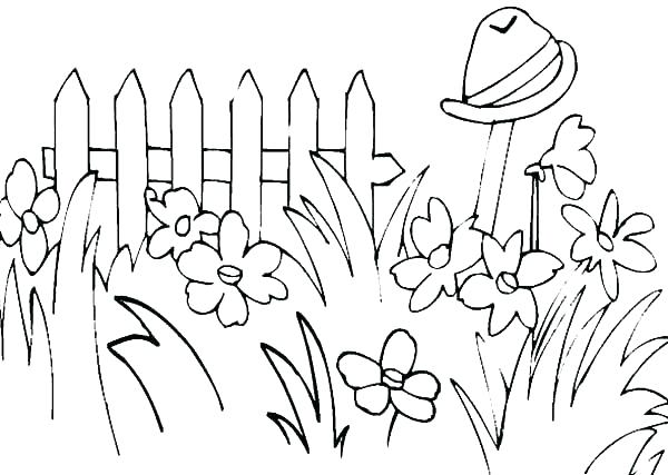 600x427 Grass Coloring Pages Grass Coloring Pages As Inspiring Green Grass