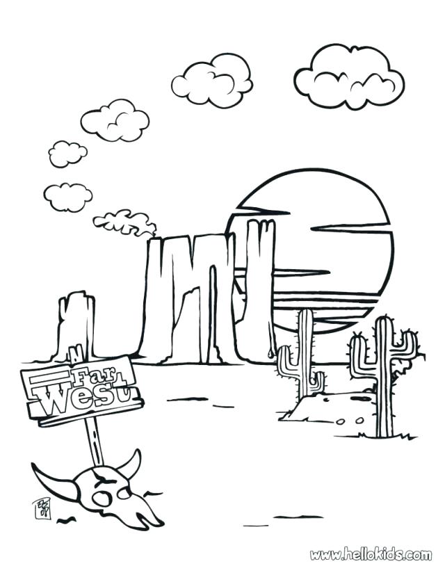 640x827 Desert Coloring Pages Grassland Coloring Pages Desert Coloring