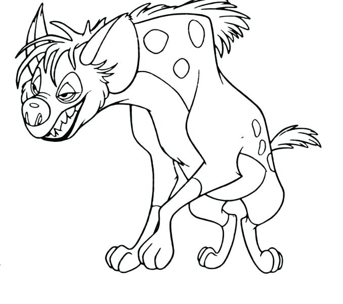 678x600 Hyena Coloring Page Hyena Coloring Page Coloring Marvelous