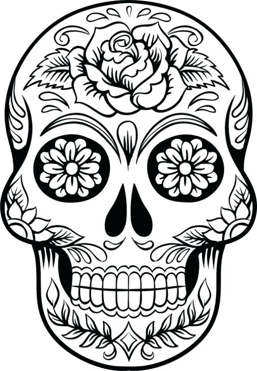 505x730 Grateful Dead Coloring Pages Coloring Home Day Of The Dead Star