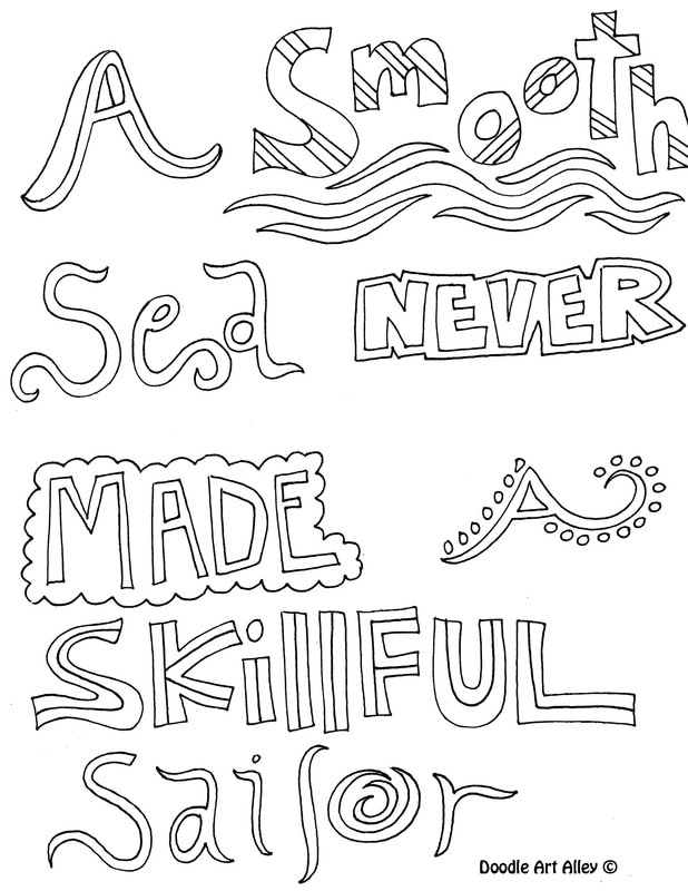 618x800 Attitude Quote Coloring Pages