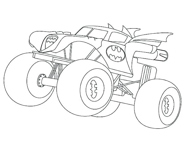 Grave Digger Monster Truck Coloring Pages at GetDrawings | Free download