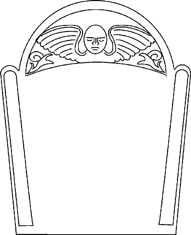736x904 Tombstone Coloring Page Lots Of Tombstone Templates For Boards