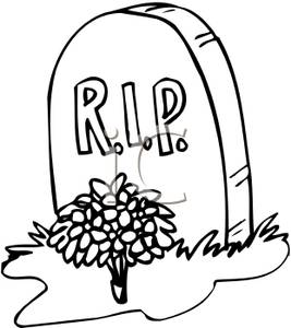 267x300 Drawn Headstone Rip