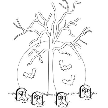 360x360 Fun Free Halloween Coloring Pages