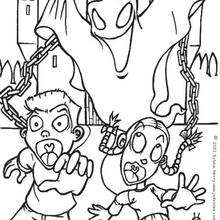 220x220 Phantoms And Graveyard Coloring Pages