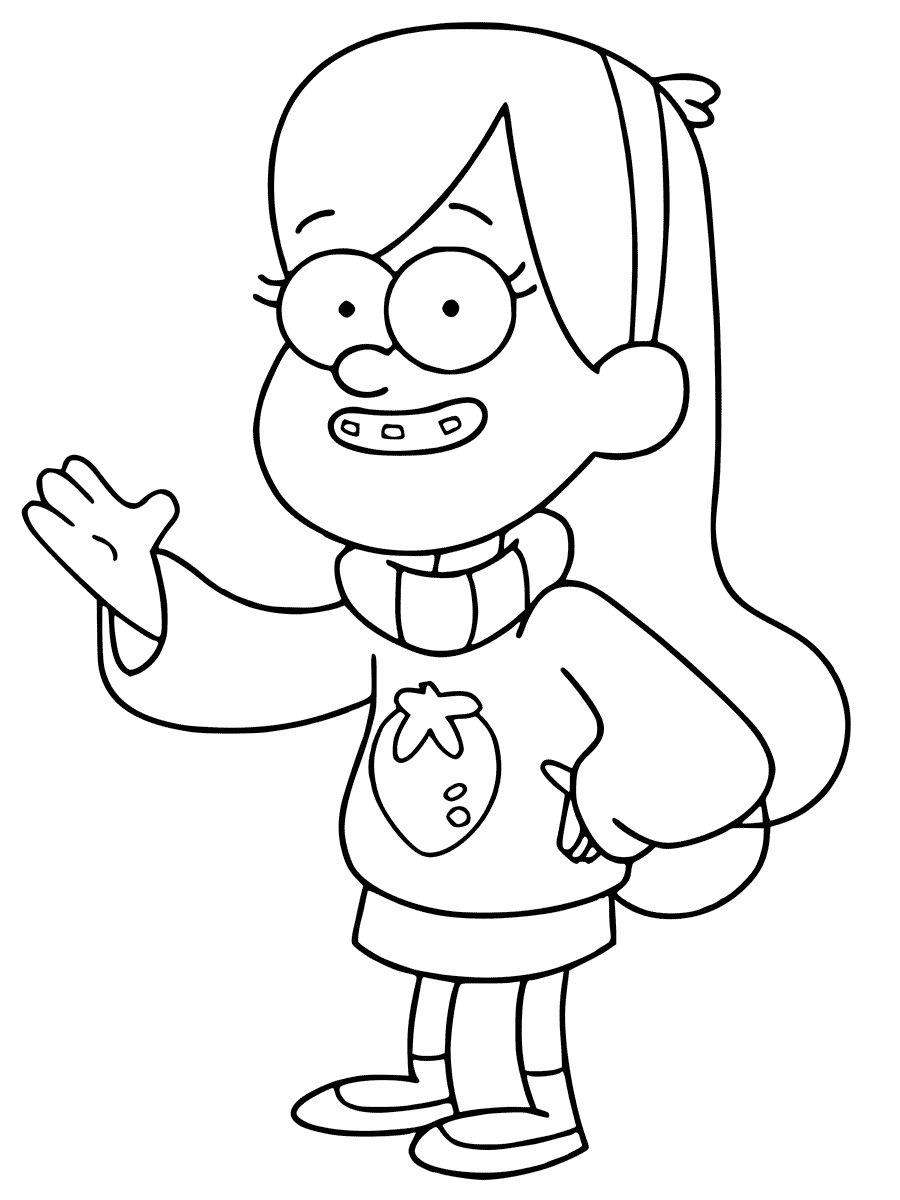 900x1200 Gravity Falls Coloring Pages