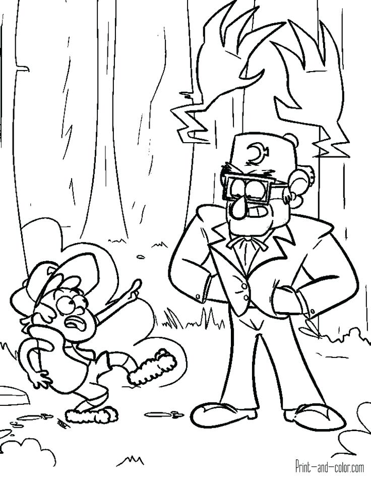 736x950 Fun Fall Coloring Pages Gravity Falls Coloring Page Fun Fall