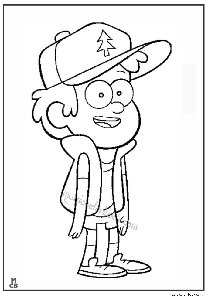685x975 Gravity Falls Coloring Pages