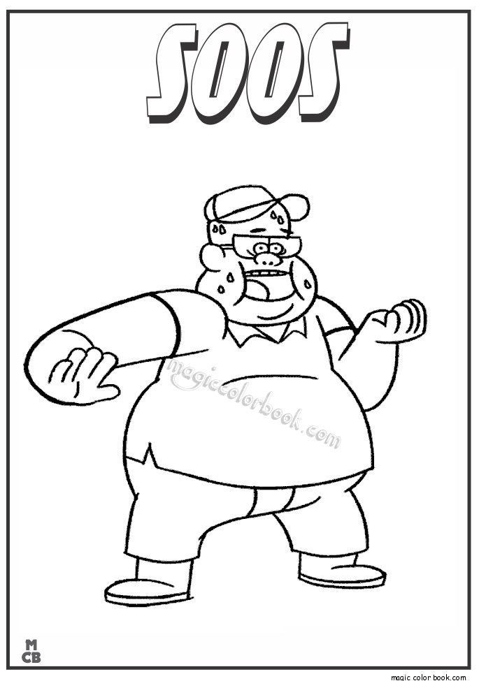 685x975 Soos Gravity Falls Coloring Pages