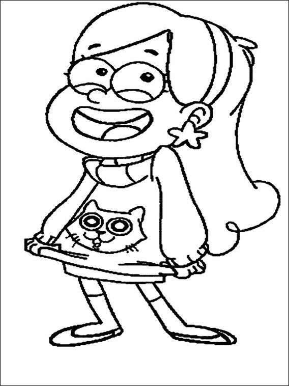 568x758 Gravity Falls Coloring Pages Coloring Pages