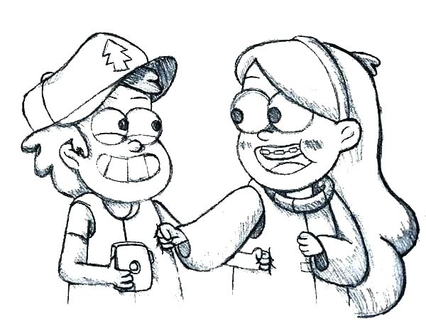 600x456 Gravity Falls Coloring Pages Bill Gravity Falls Coloring Pages