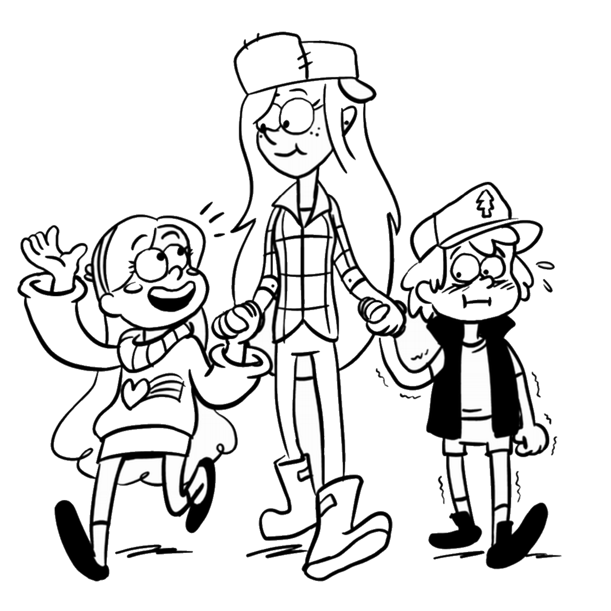 1200x1200 Gravity Falls Coloring Pages