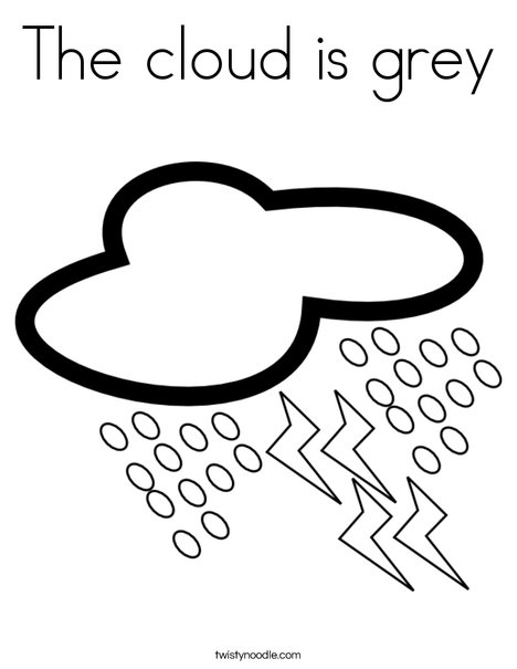 468x605 The Cloud Is Grey Coloring Page