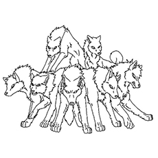 230x230 Top Free Printable Wolf Coloring Pages Online