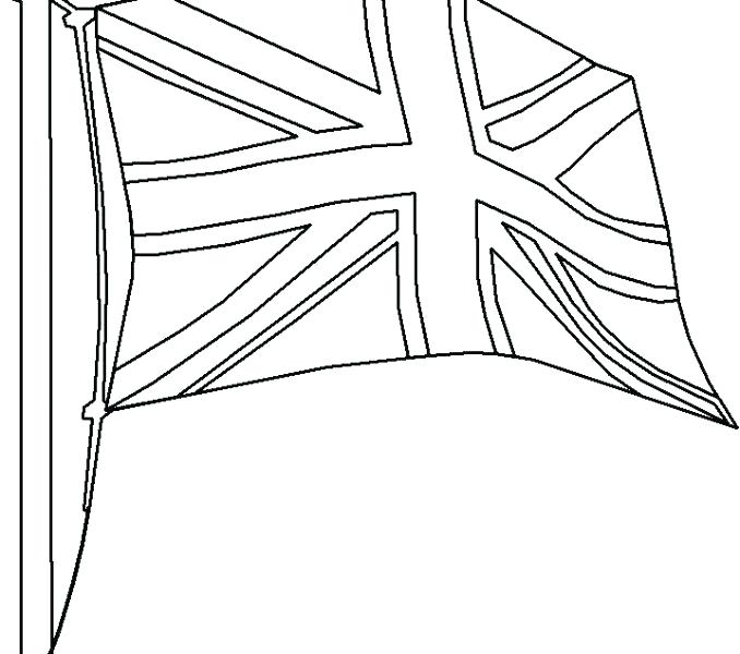 678x600 England Flag Coloring Page Union Jack Coloring Pages Great Flag
