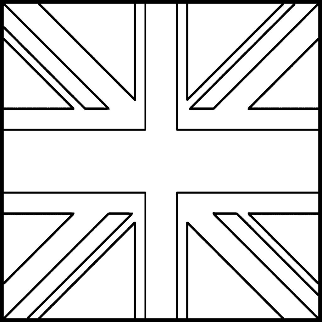 Great Britain Flag Coloring Pages at GetDrawings | Free download