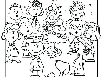 440x330 Snoopy Pumpkin Coloring Pages Its The Great Charlie Brown Great