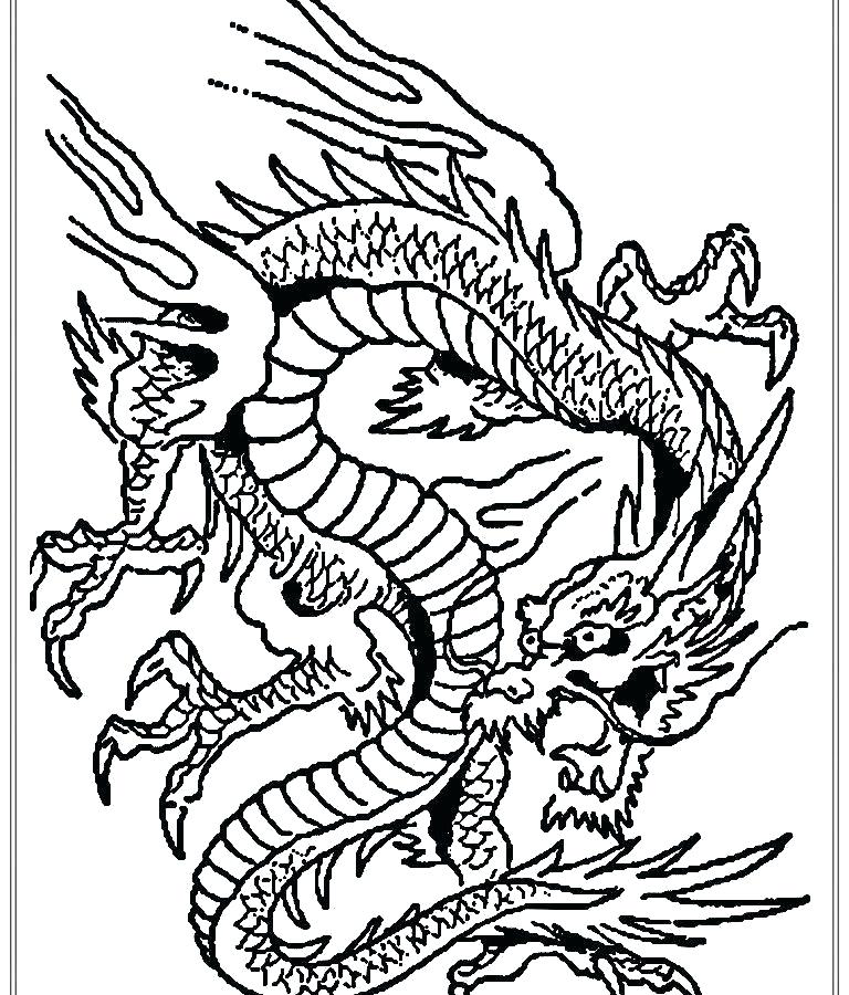 768x900 Chinese Coloring Pages