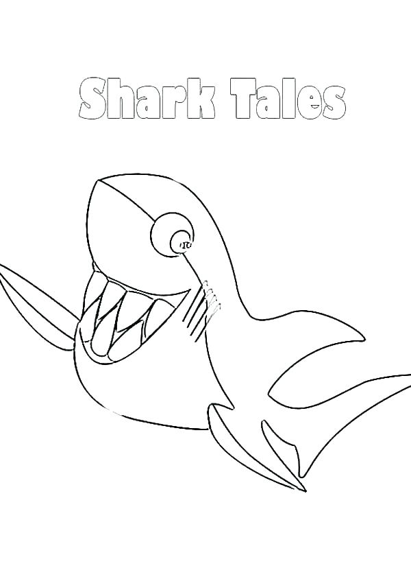 600x825 Great White Shark Coloring Pages And Jaws Shark Coloring Pages