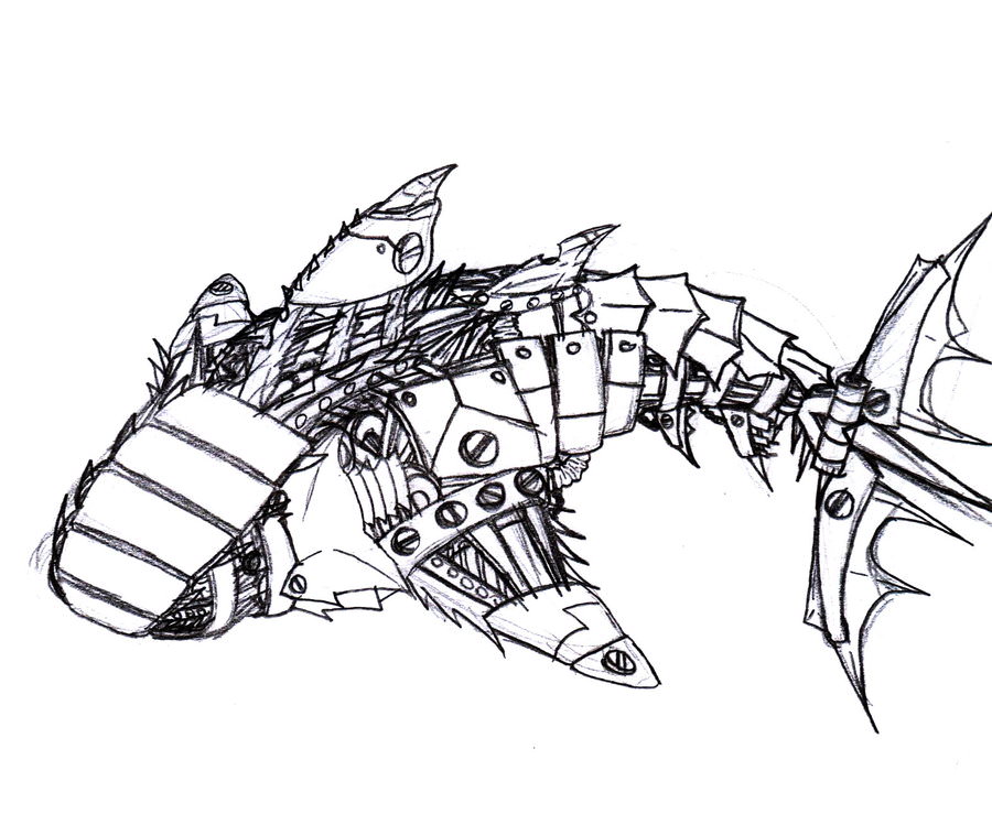 900x739 Great White Shark Coloring Page Best Printable For Tiny Great