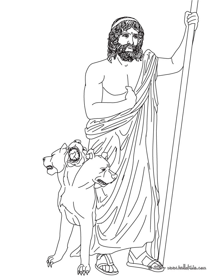 821x1061 Hades Greek Goddess Gods Coloring Page Coloring Pages