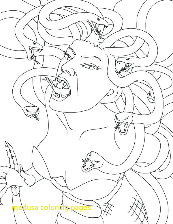 600x775 Medusa Coloring Pages With Greek Mythology Coloring Pages Medusa