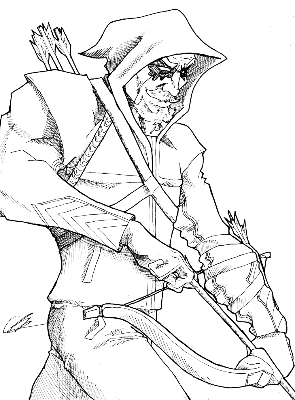 1024x1386 Free Green Arrow Cartoon Coloring Books For Kids Printable