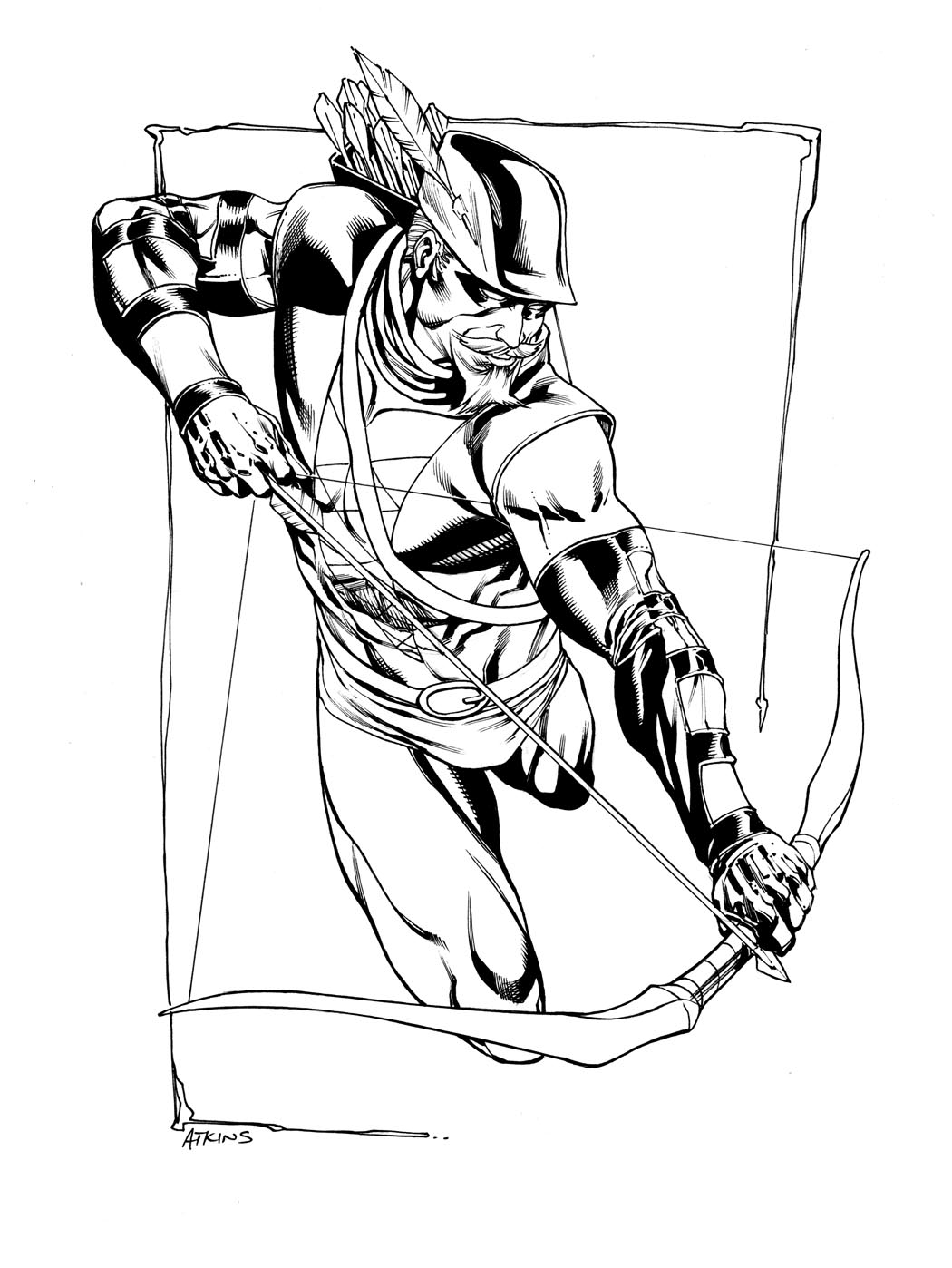 1050x1398 Green Arrow Coloring Pages Download