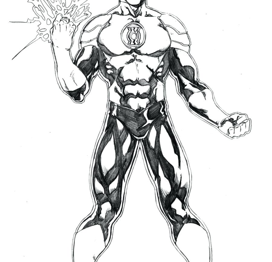 900x864 Logo Green Lantern Coloring Pages For Kids And Superhero Red Free