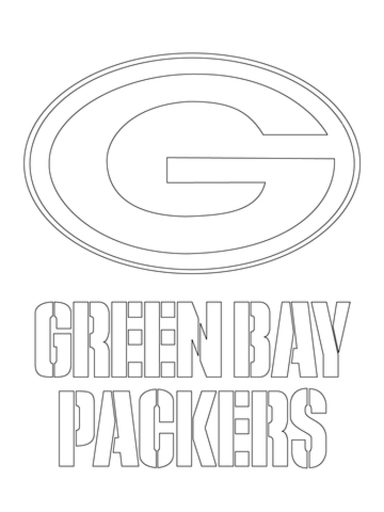 768x1024 Green Bay Packers Coloring Pages