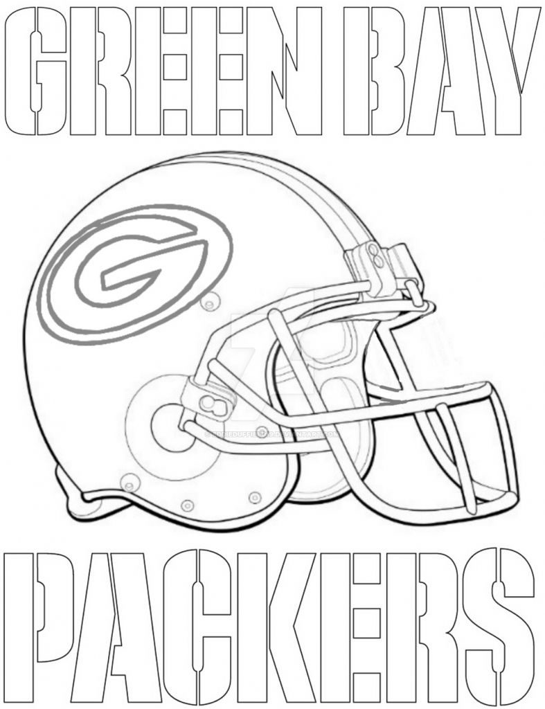 787x1024 Green Bay Packers Coloring Pages