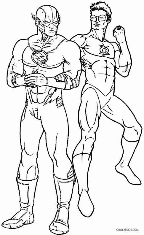 486x792 Printable Green Lantern Coloring Pages For Kids