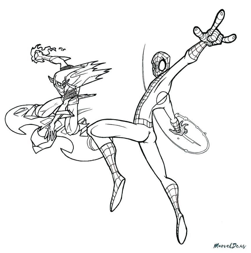 864x869 Green Goblin Coloring Pages Free Printable Coloring Pages For Kids