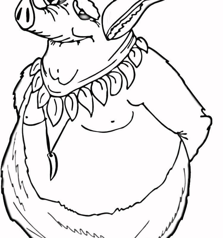 750x800 Dungeons And Dragons Goblin Coloring Page Pages Free Printable