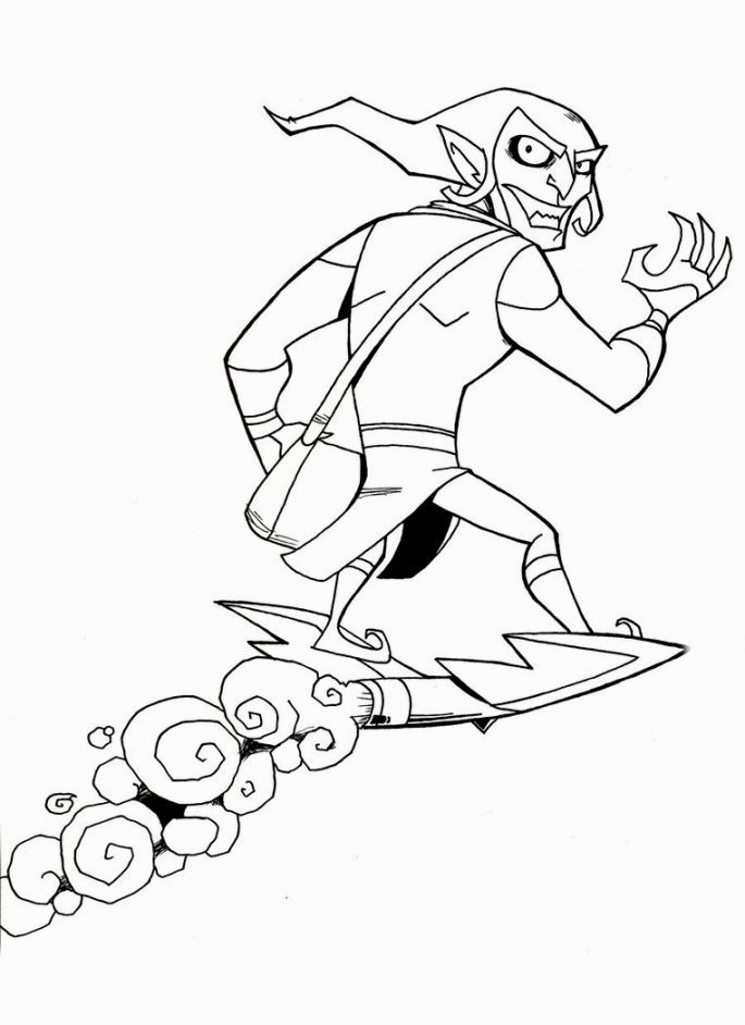 685x942 Green Goblin Coloring Page Coloring Pages