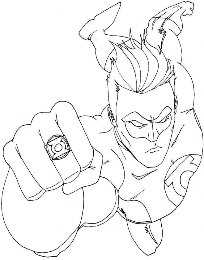 660x840 Green Lantern Coloring Pages Coloring Pages Kids