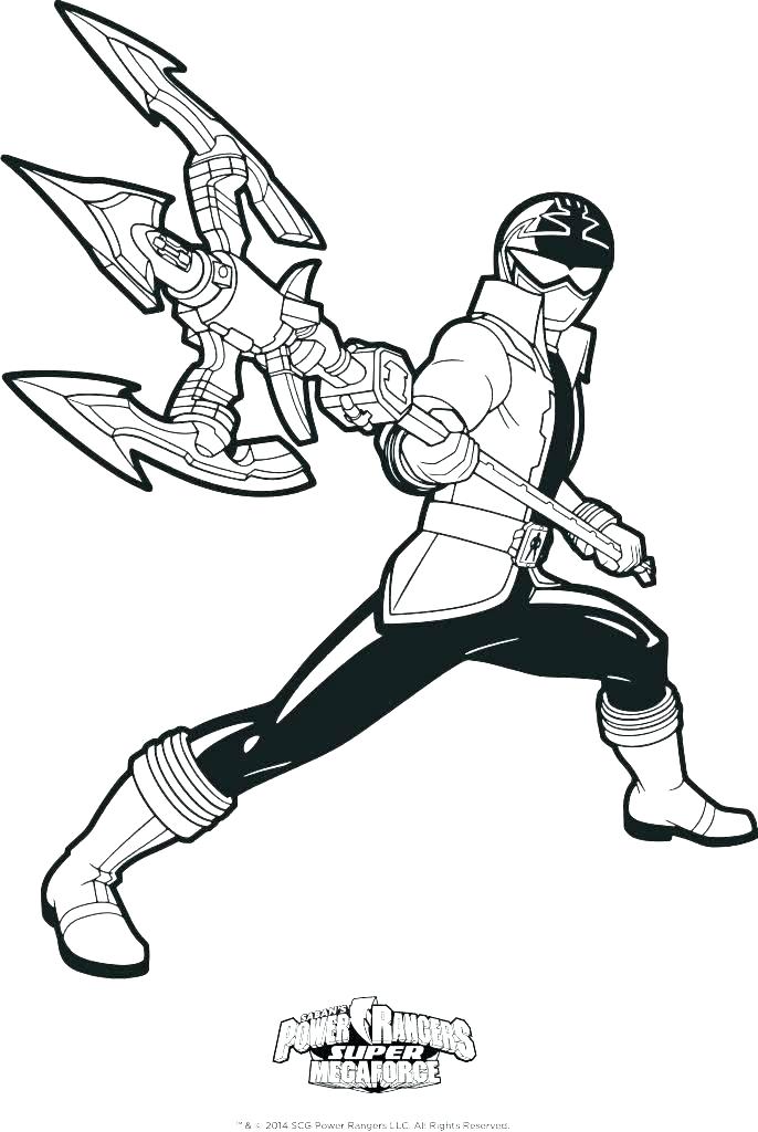 686x1024 Power Rangers Megaforce Coloring Pages Power Ranger Coloring