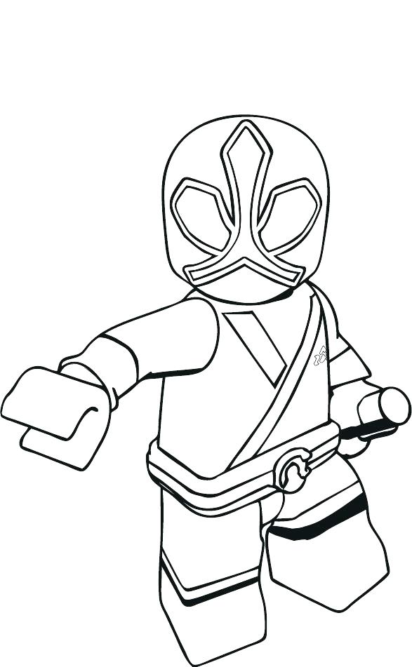 587x951 Power Rangers Samurai Coloring Pages Green Ranger In Power Rangers