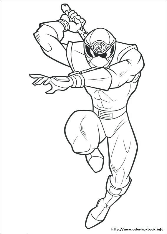 567x794 Power Rangers Samurai Coloring Pages Power Ranger Printable