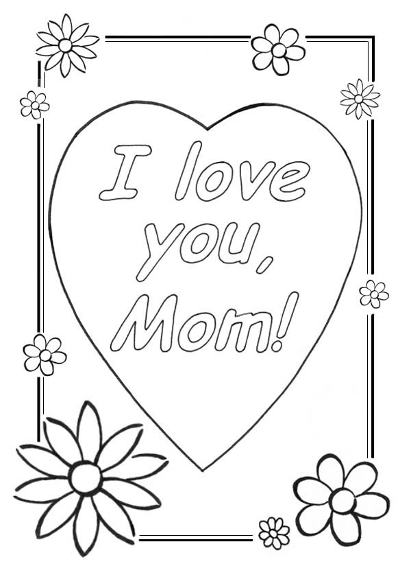 600x844 Hearts And Roses Greeting Card Coloring Page Color Luna