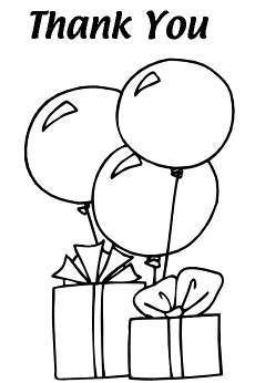 230x346 Thank You Colouring Pages