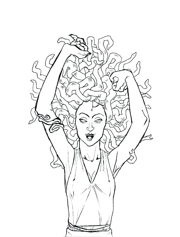 600x788 Gremlins Coloring Pages Coloring Pages Of Medusa Gremlins Coloring
