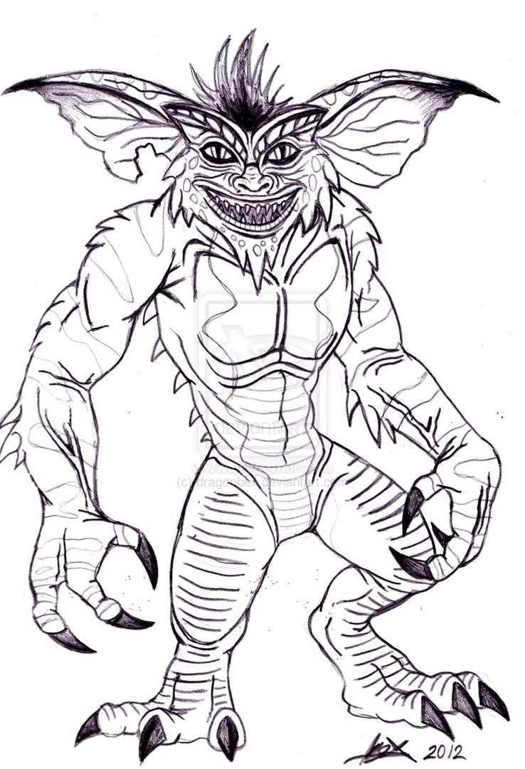 738x1081 Gremlins Coloring Pages