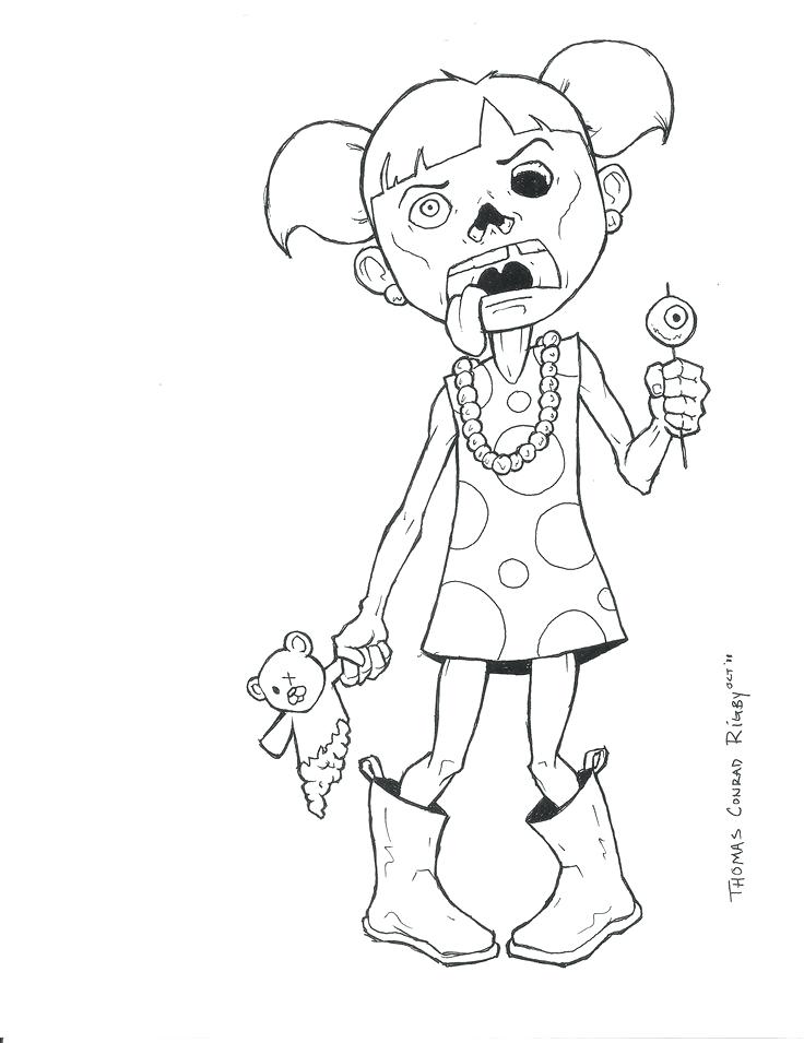 736x955 Glamorous Gremlins Coloring Pages Zombie Coloring Page Gremlins