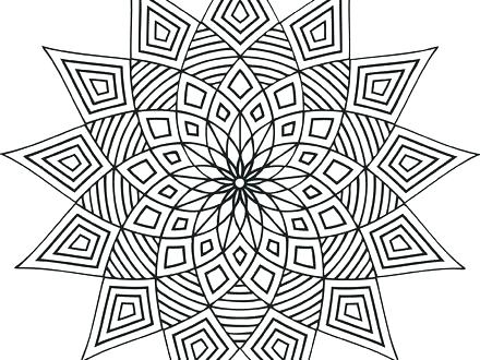 440x330 Coloring Pages Valentines Day Preschool Geometric Drawing Designs