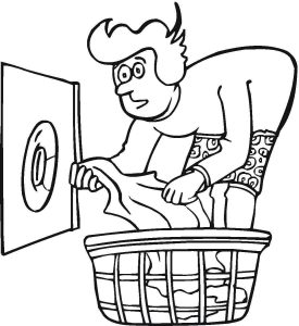 275x300 Grill Household Coloring Page