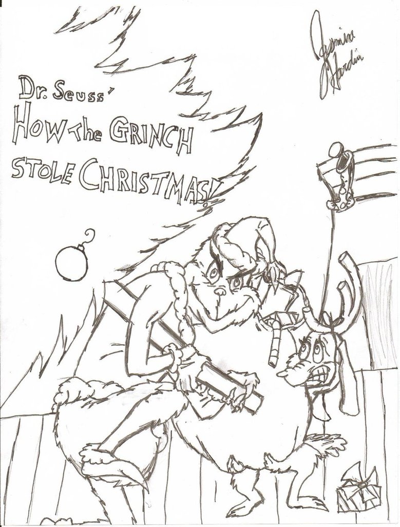 779x1026 How The Grinch Stole Christmas Coloring Pages