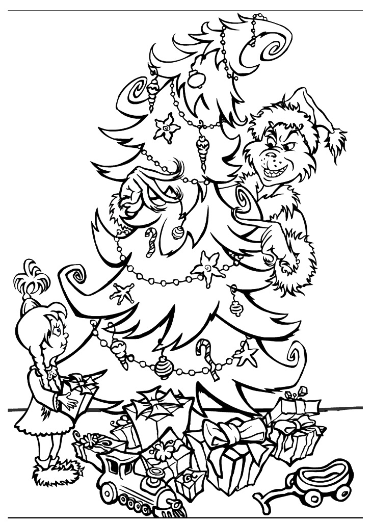 730x1024 Grinch Coloring Pages Free Printable Grinch Coloring Pages