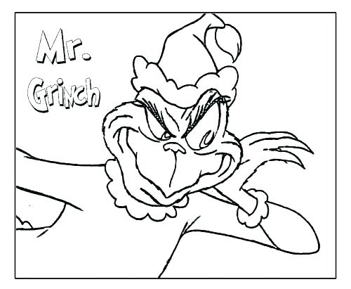 500x411 Grinch Coloring Pages Coloring Page Coloring Pages